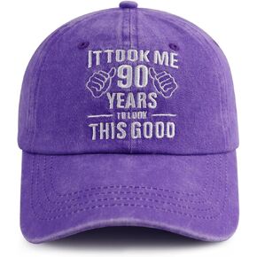 It Took Me 90 Years to Look This Good Hat for Women Men, Funny Adjust Embroidery 90th Birthday Baseball Cap