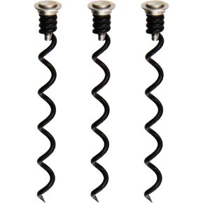 3 Pack Replacement Corkscrew Spiral, Replacement Worm for Brookstone Wine Opener and Keissco Wine Opener Only