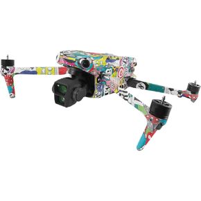 MightySkins Skin Compatible with DJI Air 3 - Puppy Fall | Protective, Durable, and Unique Vinyl Decal wrap Cover | Easy to Apply, Remove, and Change Styles