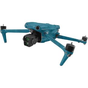 MightySkins Skin Compatible with DJI Air 3 - Blue Strokes | Protective, Durable, and Unique Vinyl Decal wrap Cover | Easy to Apply, Remove, and Change Styles