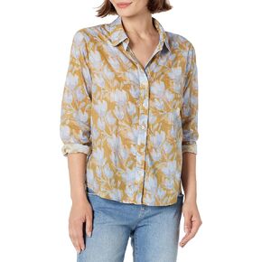 NIC+ZOE Women's Midday Meadows Crinkle Shirt