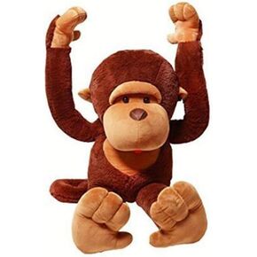 Large Stuffed Monkey Giant Monkey Stuffed Animal Big Stuffed Gorilla Plush Toy Gifts for Kids and Girlfriends (43.3 Inches)