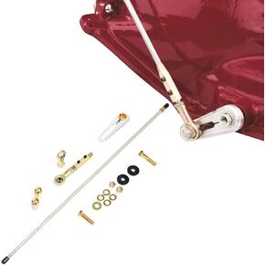 Maureen ACA-1811 مجموعة وصلات تحويل عمود قابلة للتعديل لشاحنة Chevy Turbo-Hydramatic 350-TH350 400-TH400 200-TH200 200-4R-TH200-4R 700-R4-TH700R4 (طول 26 بوصة) in Kuwait