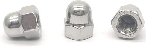 M6X1.0mm 304 Stainless Steel Left Hand Thread Hex Acorn CAP Nuts Decorative Nut Caps Reverse Nuts 10pcs in Saudi Arabia