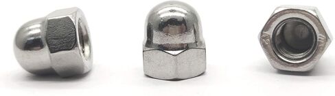 M6X1.0mm 304 Stainless Steel Left Hand Thread Hex Acorn CAP Nuts Decorative Nut Caps Reverse Nuts 10pcs in Saudi Arabia