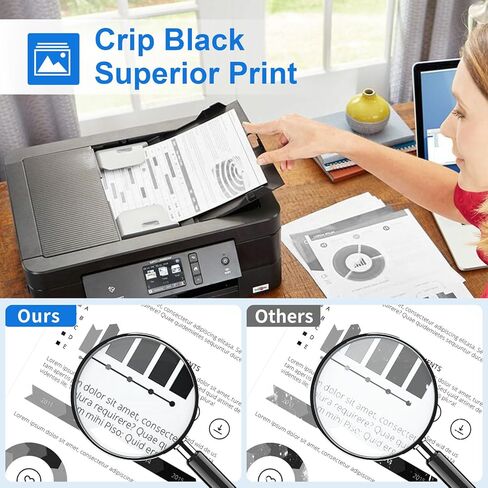 خرطوشة حبر myCartridge 48A سوداء متوافقة مع خرطوشة حبر HP 48A HP Pro MFP M15w M29w M28w M15a، CF248A (4 عبوات) in Kuwait