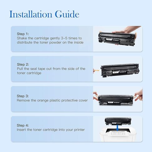 استبدال خرطوشة الحبر المتوافقة مع Valuetoner لخرطوشة الحبر الأسود Canon 137 CRG137 9435B001AA لـ Canon ImageClass D570 MF236n MF247dw MF227dw MF229dw MF232W MF217w MF244dw MF249dw (2 أسود) in Kuwait