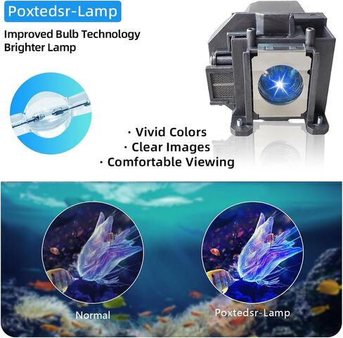 EL PLP49/V13H010L49 Replacement Projector Lamp compatible with Epson EH-TW2800 EH-TW2900 EH-TW3000 EH-TW3200 EH-TW3500 EH-TW3600 EH-TW3800 EH-TW4000 EH-TW4400 EH-TW4500 EH-TW5000 in Saudi Arabia