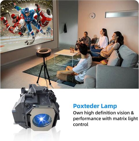 EL PLP49/V13H010L49 Replacement Projector Lamp compatible with Epson EH-TW2800 EH-TW2900 EH-TW3000 EH-TW3200 EH-TW3500 EH-TW3600 EH-TW3800 EH-TW4000 EH-TW4400 EH-TW4500 EH-TW5000 in Saudi Arabia