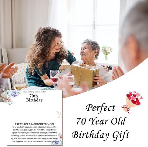 30th 40th 50th 60th 70th 80th Birthday Gifts for Women, Birthday Bracelet Jewelry for Mom Grandma Aunt Friends in Saudi Arabia