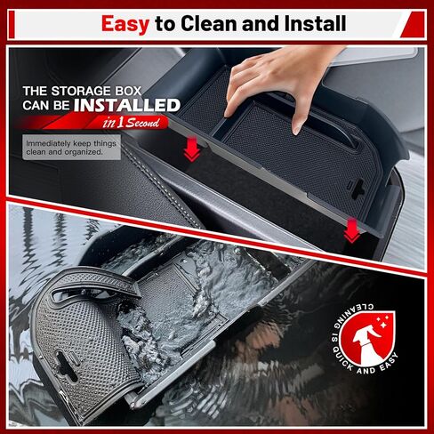 صينية تنظيم وحدة التحكم المركزية متوافقة مع تويو تا كامري 2018-2024، ملحقات داخلية لصندوق تخزين مسند الذراع، عبوة من قطعة واحدة in Kuwait