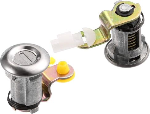 X AUTOHAUX 1 زوج مجموعة قفل الباب الأيمن الأيسر مع مفتاح 80600-01G25 80601-01G25 لنيسان بيك اب 1984-1998 سائق الركاب الجانب قفل الباب اسطوانة in Saudi Arabia