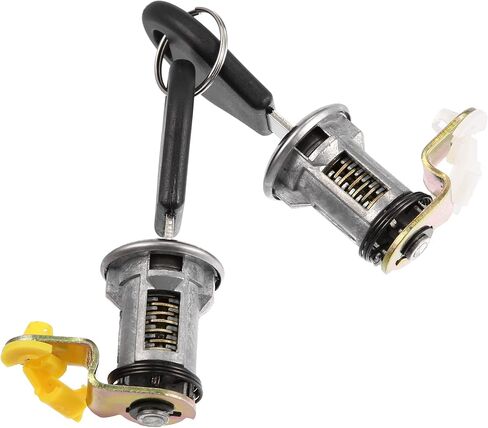 X AUTOHAUX 1 زوج مجموعة قفل الباب الأيمن الأيسر مع مفتاح 80600-01G25 80601-01G25 لنيسان بيك اب 1984-1998 سائق الركاب الجانب قفل الباب اسطوانة in Saudi Arabia