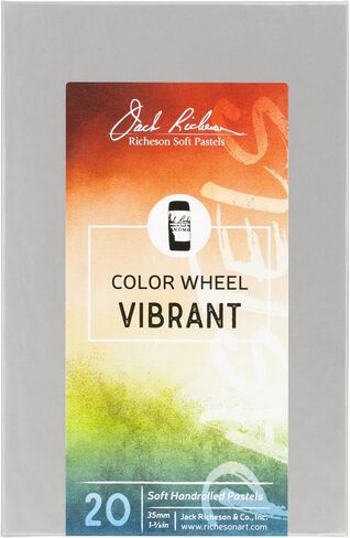 Jack Richeson 422950 Hand Rolled Soft Color Wheel Pastels (20 Piece) in Saudi Arabia