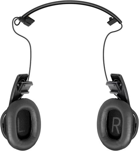 سماعات رأس ستيريو PH2 VR متوافقة مع PS VR 2 - تصميم بمشبك سهل التركيب والإزالة - تبدو أنيقة مع جهاز توجيه الكابل (غطاء للأذنين 75 مم × 90 مم أسود) in Kuwait