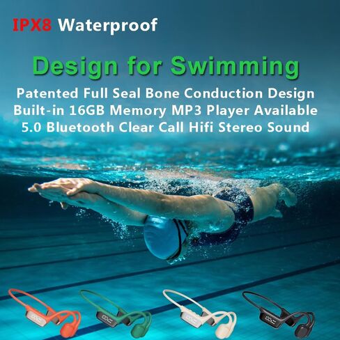 AYI Open Ear Air Conduction Bluetooth Headphone Dual Mic Rotatable Boom Mic Active Noise Cancellation IPX5 Waterproof Bluetooth 5.4 Pain-Free Design for Sports Work Outdoor Activities-DG Black in Kuwait
