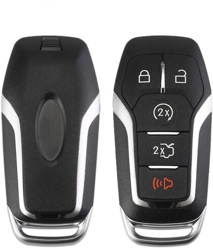 Keyless Entry Key Fob Case Shell for Ford Edge Explorer Mustang Fusion 2015 2016 2017 (M3N-A2C31243300) 5 Button in Saudi Arabia