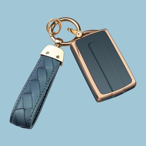 for Jeep Key Fob Cover Keychain Fit for 2024 2023 2022 2021 Grand Cherokee L Grand Wagoneer Smart Key Shell Case (Black, 5 Buttons) in Saudi Arabia