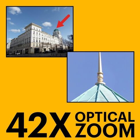 KODAK PIXPRO AZ425-BK كاميرا رقمية 20 ميجابكسل 42X زووم بصري 24 مم عدسة زاوية واسعة 1080 بكسل فيديو عالي الدقة تثبيت الصورة البصرية بطارية ليثيوم أيون 3 بوصات LCD كاميرا تسجيل فيديو (أسود) in Kuwait
