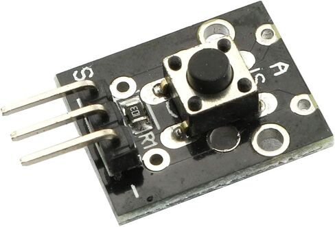 2PCS KY-004 3 Pin Button Key Tactile Switch Sensor Breakout Board Module For Arduino Raspberry Pie in Saudi Arabia