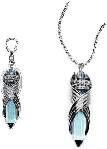 Yuya Sakaki Necklace Anime Game Cosplay Alloy Pendulum Silver Necklace in Saudi Arabia