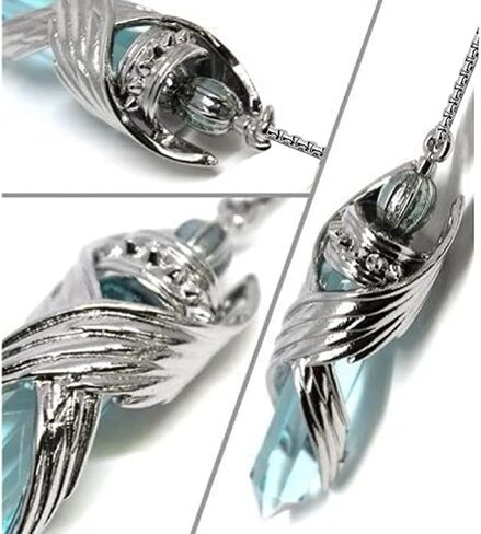 Yuya Sakaki Necklace Anime Game Cosplay Alloy Pendulum Silver Necklace in Saudi Arabia