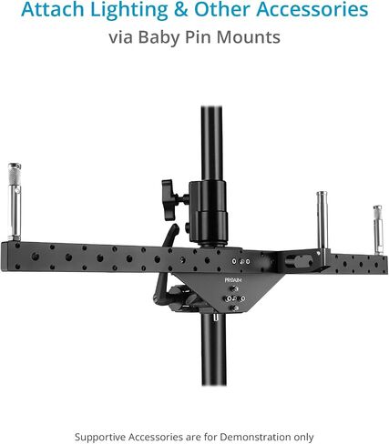 PROAIM Dual Bar Mount with 5/8 Baby Pins for Monitors & Camera Support Accessories. Compatibility- 2" / 50mm Diameter Posts. Payload up to 36kg / 80lb. (P-DLMB-01) in Saudi Arabia