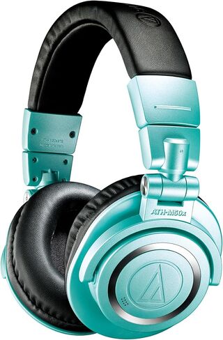 Audio-Technica ATH-M50xBT2IB Wireless Over-Ear Headphones, Ice Blue in Saudi Arabia