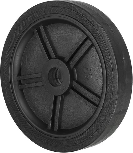 PATIKIL 5" Air Compressor Wheels, Universal Air Compressor Wheel Replacement Parts with 0.65" Dia. Hole for Easy Mobility, Black in Saudi Arabia