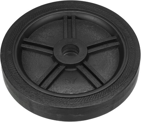 PATIKIL 5" Air Compressor Wheels, Universal Air Compressor Wheel Replacement Parts with 0.65" Dia. Hole for Easy Mobility, Black in Saudi Arabia