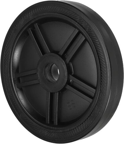 PATIKIL 5" Air Compressor Wheels, Universal Air Compressor Wheel Replacement Parts with 0.65" Dia. Hole for Easy Mobility, Black in Saudi Arabia