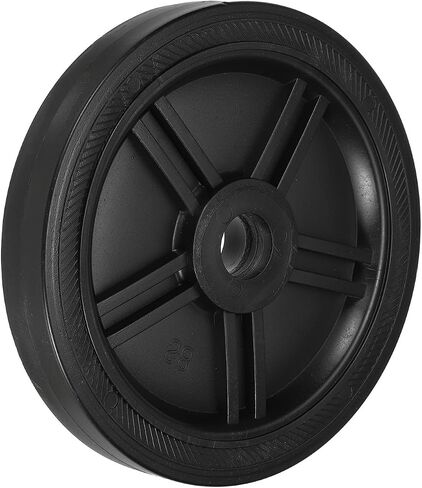 PATIKIL 5" Air Compressor Wheels, Universal Air Compressor Wheel Replacement Parts with 0.65" Dia. Hole for Easy Mobility, Black in Saudi Arabia