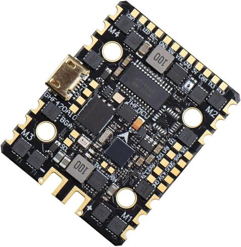 JHEMCU GHF420AIO BGA F4 OSD وحدة تحكم في الطيران مع مخرج 5V 10V BEC ومدمج 40A BL_S 4In1 ESC in Kuwait