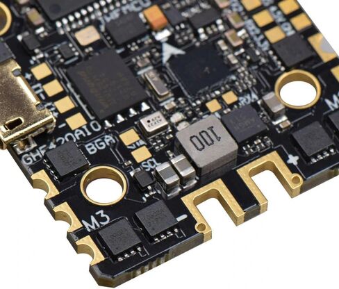 JHEMCU GHF420AIO BGA F4 OSD وحدة تحكم في الطيران مع مخرج 5V 10V BEC ومدمج 40A BL_S 4In1 ESC in Kuwait