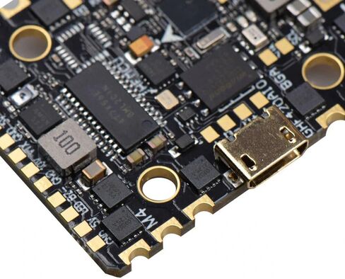 JHEMCU GHF420AIO BGA F4 OSD وحدة تحكم في الطيران مع مخرج 5V 10V BEC ومدمج 40A BL_S 4In1 ESC in Kuwait