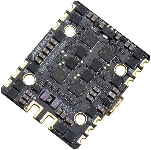 JHEMCU GHF420AIO BGA F4 OSD وحدة تحكم في الطيران مع مخرج 5V 10V BEC ومدمج 40A BL_S 4In1 ESC in Kuwait