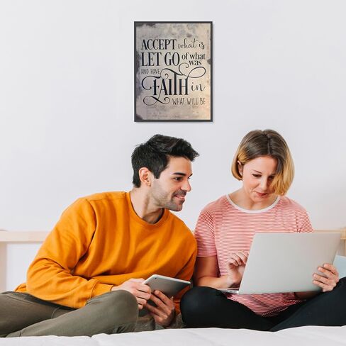 لديك إيمان - ديكور حائط تأكيدات إيجابية، طباعة فنية جدارية ملهمة هي ديكور جدار تحفيزي مثالي لديكور غرفة المعيشة، ديكور المنزل، ديكور المكتب، أو ديكور الغرفة، غير مؤطر - 8 × 10 بوصة in Saudi Arabia