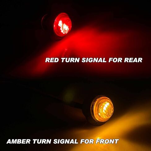 مجموعة إشارة الانعطاف UTV ATV SXS LED مجموعة قانونية للشارع مفتاح هزاز مجموعة أضواء إشارة الانعطاف متوافقة مع Can Am Polaris RZR Ranger Turbo. أفقي: غير مزود بإضاءة خلفية، أخضر in Kuwait