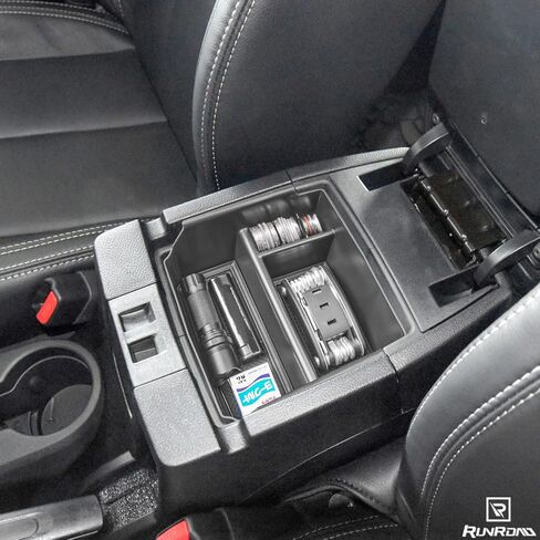 صينية تنظيم وحدة التحكم المركزية متوافقة مع ملحقات Jeep Wrangler JK/JKU 2011-2018 (Rubicon Sahara)، إدراج صندوق مسند الذراع وحامل العملات المعدنية ومواد ABS صينية تخزين ثانوية، أسود in Saudi Arabia
