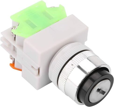 Key Operated Rotary Switch LAY37-11Y/21 2 Position Key 22mm Mount Key Switch 220V 5A NO NC Design Good Insulation in Saudi Arabia