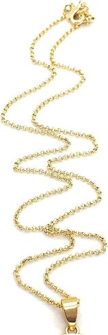 قلادة ليزلي بولز بقلادة كبيرة من الذهب الروح القدس مطلية عيار 18 قيراط للنساء in Kuwait