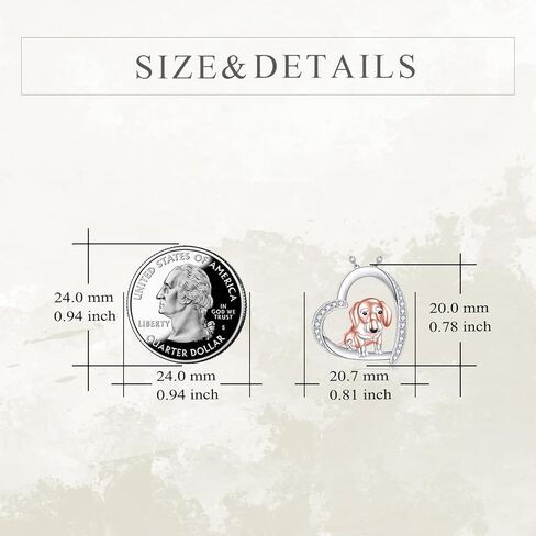 YFN Dog Necklaces Sterling Silver Dog Pendant Boston Terrier/French bulldog/Dachshund/Chihuahua/Yorkshire Terrier Dog Necklaces Jewelry for Women Girls gifts in Kuwait