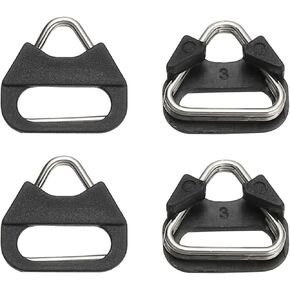 PATIKIL Camera Strap Lug Ring, Metal Triangle Split Ring Hook Adapter with Plastic Cap Universal for Camera Shoulder Strap