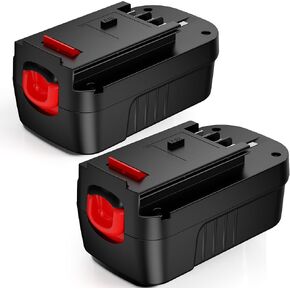 2Pack 5.0Ah Ni-Mh Replacement Battery for Black and Decker 18V Battery HPB18 HPB18-OPE Compatible with 18 Volt Black&Decker Battery Cordless Power Tool