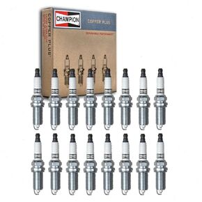 Sixity Auto 16 pc Champion Copper Plus Spark Plugs compatible with Dodge Ram 1500 5.7L V8 2009-2010