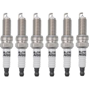 Set of 6 Iridium Spark Plug LKR7DIX11S 93175 Compatible with Honda Hyundai Dodge Jeep Ram Acura Accord Charger Challenger Elantra Journey Sonata