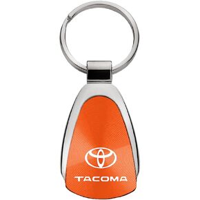 Au-TOMOTIVE GOLD Tear Drop Key Chain for Toyota Tacoma (Orange)