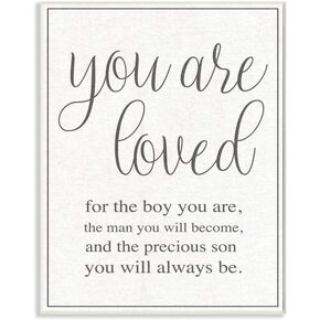 Stupell Industries You Are Loved Wall Plaque Art, Proudly Made in USA