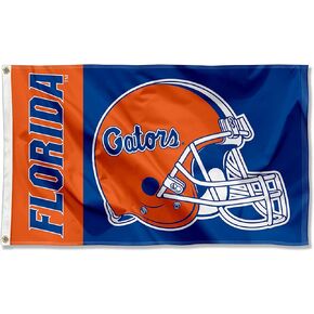 Florida Gators Football Helmet Flag