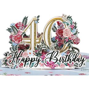 TRUANCE Pop Up Card, 100 Th Birthday Card, Happy Birthday Gift For Men, Women, Brother, Sister, Mom, Dad And Friend